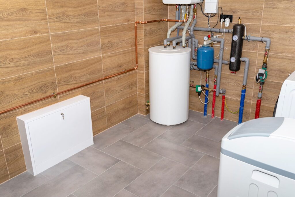 Residential water heater and plumbing system installed in Bonita Springs